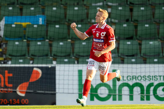 Degerfors Sebastian Ohlsson jublar