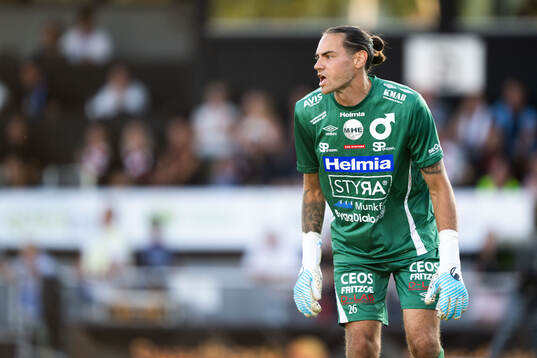 Degerfors målvakt Matvei Igonen