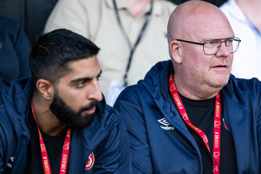 Degerfors assisterande sportchef Sean Sabetkar och