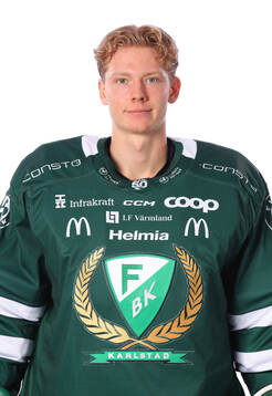 Färjestads målvakt Melker Thelin