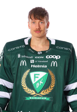 Färjestads målvakt Emil Larmi