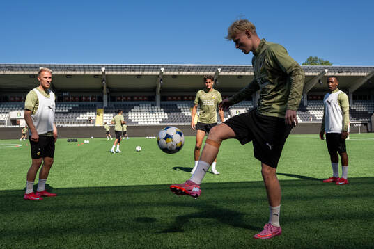 Häckens Mikkel Rygaard Jensen, Silas Andersen, Lasse