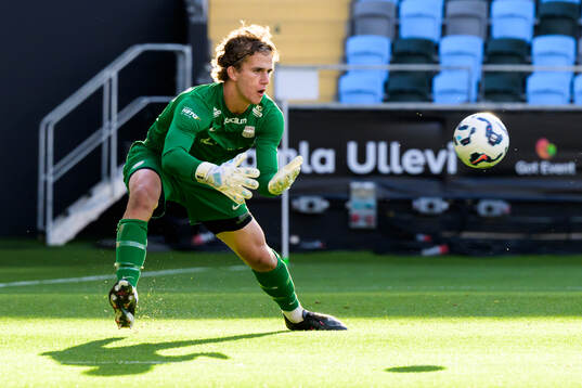 Qvidings målvakt Fabian Andersson