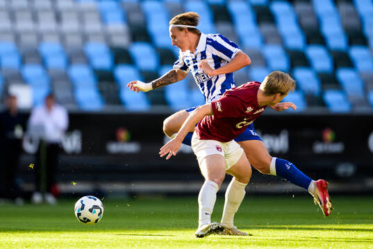 IFK Göteborgs Linus Carlstrand och Qvidings Billy