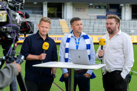 Expressens Markus Wulcan, IFK Göteborgs sportchef Hannes