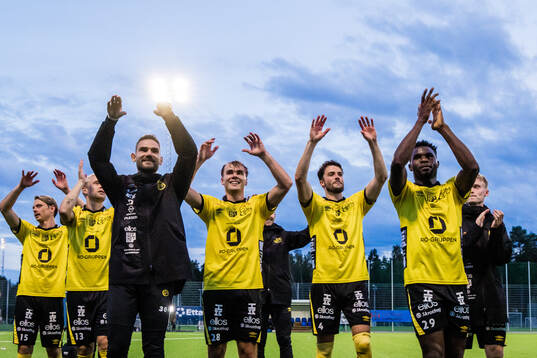 Elfsborgs spelare jublar