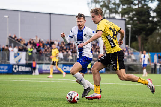 Haninges Mattias Bouvin och Elfsborgs Gottfrid Rapp