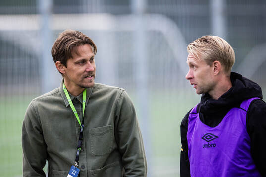 Fd Hammarbyspelaren Björn Runström och Elfsborgs Johan