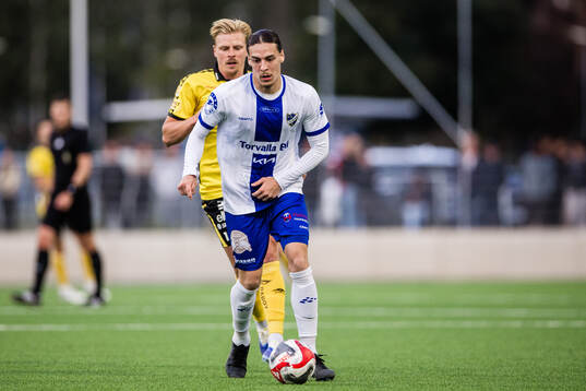 Haninges Adam Ben Lamin och Elfsborgs Per Frick