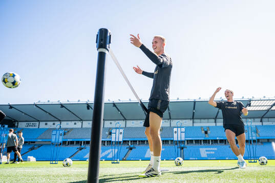Daniel Gudjohnsen and Jens Stryger Larsen