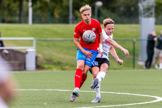 Helsingborgs Melvin Ahlqvist och Vänersborgs FKs Pontus