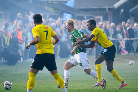under fotbollsmatchen i Svenska Cupen mellan Lödde och GAIS