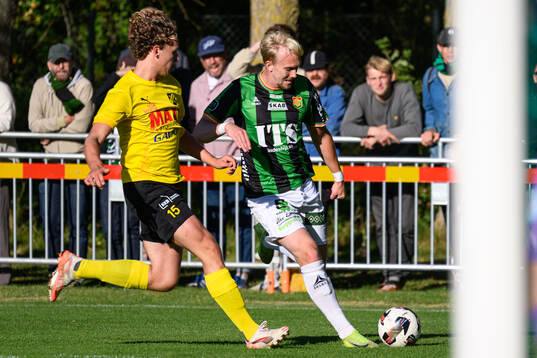 Löddes Elliot Lindblom och GAIS Robin Wendin Thomasson