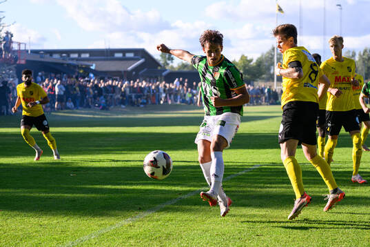 GAIS Simon Sjöholm och Löddes Sebastian Olsson