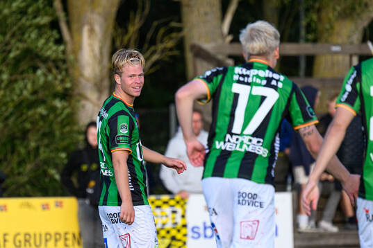 GAIS Filip Gustafsson jublar
