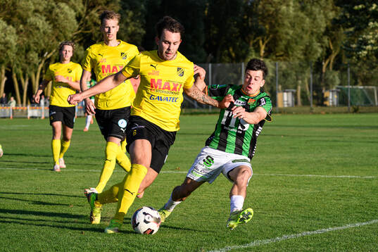 Löddes Erik Mårtensson och GAISs Matteo de Brienne
