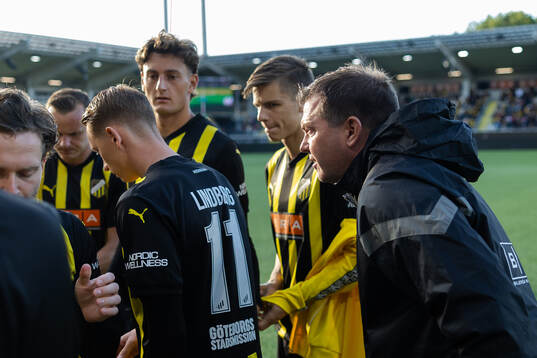 Head coach Jens Gustafsson of Häcken
