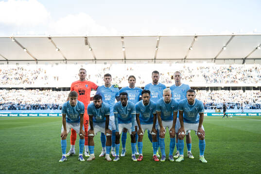 The starting eleven of Malmö FF