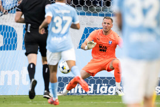 Goalkeeper Robin Olsen of Malmö FF