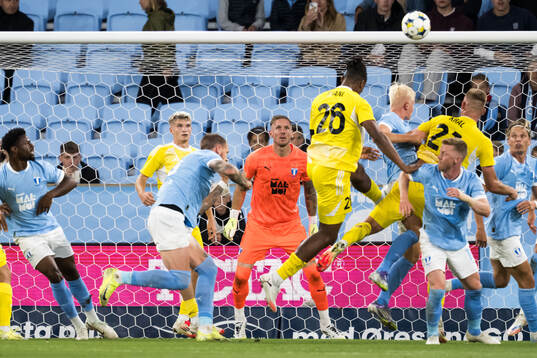 Goalkeeper Robin Olsen of Malmö FF