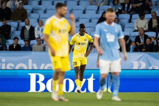 Muhamed Tijani of SK Sigma Olomouc looks dejected