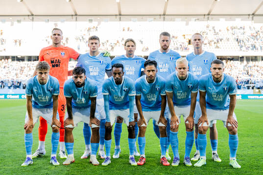The starting eleven of Malmö FF