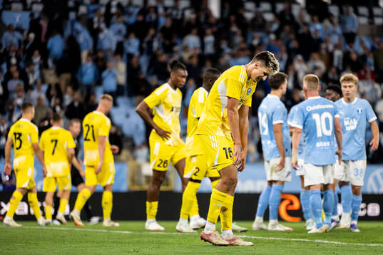 Filip Slavicek of SK Sigma Olomouc looks dejected