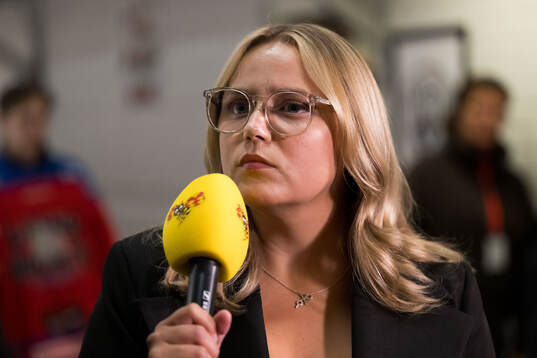 Jennifer Engström i Expressens studio