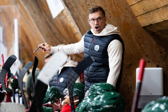 Frölundas assisterande tränare Kristoffer Näslund