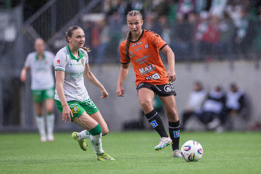 Hammarbys Vilde Hasund och Kristianstads Alexandra