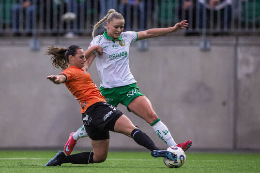 Kristianstads Emma Petrovic och Hammarbys Anna Jøsendal