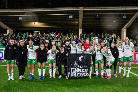 Hammarbys spelare och supportrar