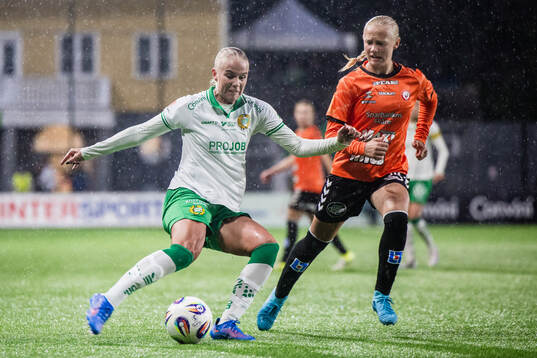 Hammarbys Stina Lennartsson och Kristianstads Filippa