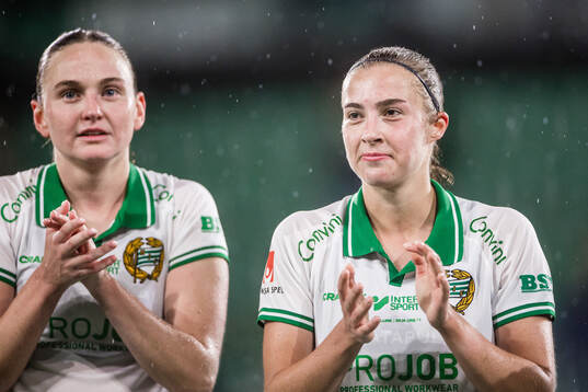 Hammarbys Vilde Hasund och Vilma Emilia Koivisto