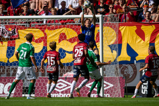 Örgrytes målvakt Hampus Gustafsson