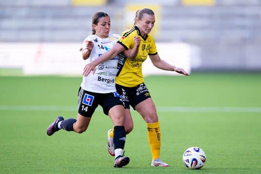 Mallbackens Tais Patterson och Elfsborgs Selma Berggren