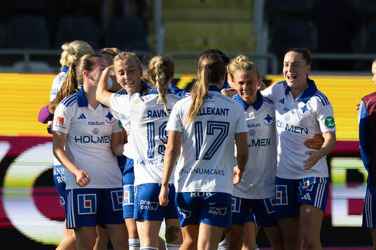 IFK Norrköpings spelare jublar