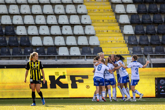 IFK Norrköpings spelare jublar