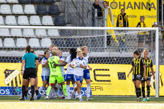 IFK Norrköpings spelare jublar