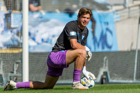 Malmö FFs målvakt Melker Ellborg