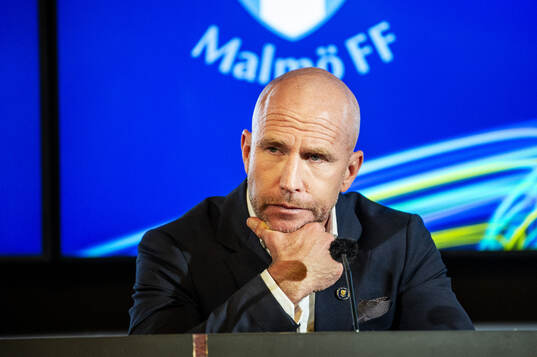 Malmö FFs huvudtränare Henrik Rydström på en