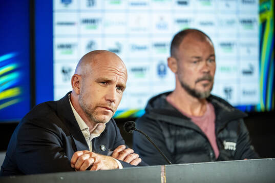 Malmö FFs huvudtränare Henrik Rydström och IFK