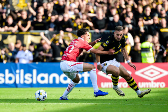 Degerfors Elias Barsoum och AIKs Dino Besirovic