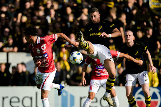 Degerfors Elias Barsoum och AIKs Dino Besirovic