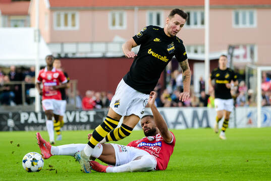 AIKs Bersant Celina och Degerfors Leon Hien