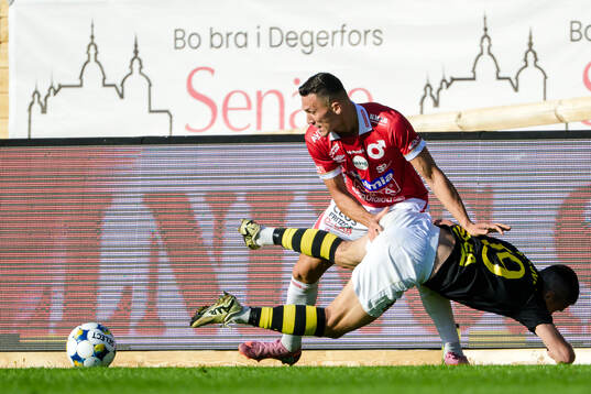 Degerfors Arman Taranis och AIKs Dino Besirovic