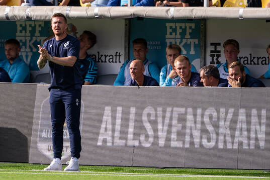 Halmstads tränare Johan Lindholm