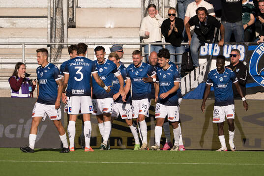 Halmstads Pascal Gregor jublar