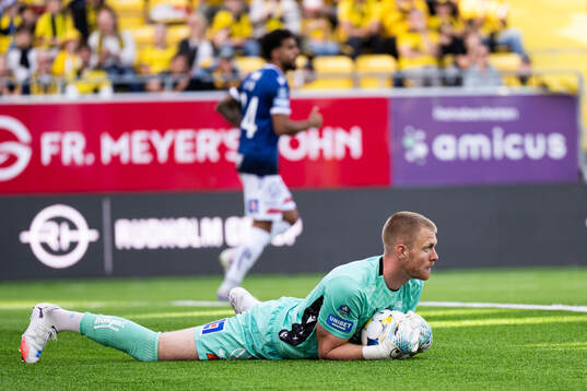 Halmstads målvakt Tim Erlandsson