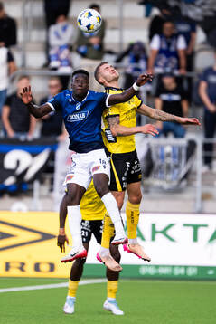 Halmstads Naeem Mohammed och Elfsborgs Julius Magnusson